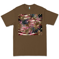 Cacao American flag leopard pinktumbler Premium Tee - HowdyJamesFarm