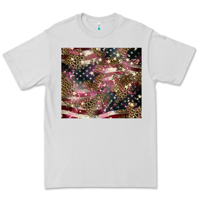 American Flag Leopard Pinktumbler Premium Tee by HowdyJamesFarm | Teevron