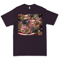 Plum American flag leopard pinktumbler Premium Tee - HowdyJamesFarm