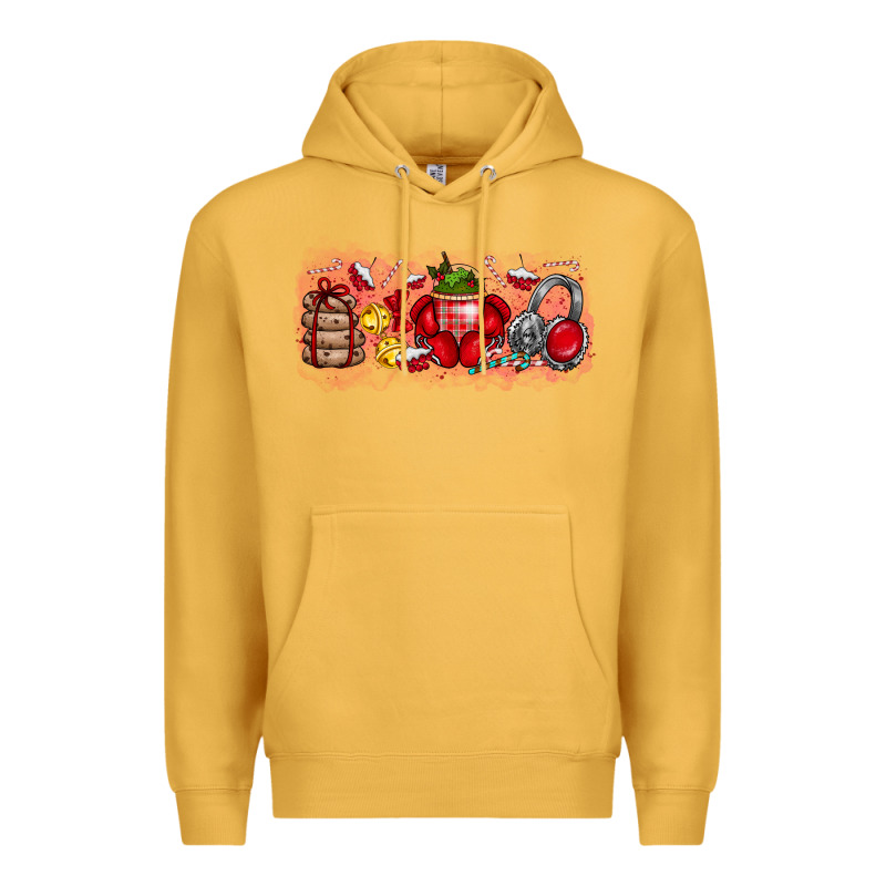Merry Christmas Premium Hoodie by CowhideDigitalArt | Teevron