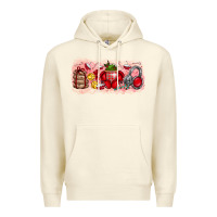 Sandshell Merry Christmas Premium Hoodie - CowhideDigitalArt