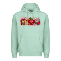 Seafoam Merry Christmas Premium Hoodie - CowhideDigitalArt