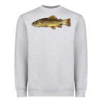 Heather Grey arizona apache trout fish Heavyweight Sweatshirt - BarkalooDesign