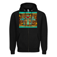 Black crosses tumbler Zipper Hoodie - BarkalooDesign