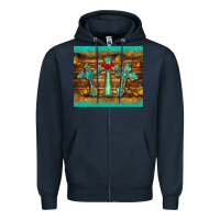 Navy crosses tumbler Zipper Hoodie - BarkalooDesign