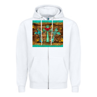 White crosses tumbler Zipper Hoodie - BarkalooDesign