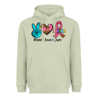 Matcha peace love  cure Heavyweight Hoodie - AdoDesignShop