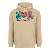 Mushroom peace love  cure Heavyweight Hoodie - AdoDesignShop