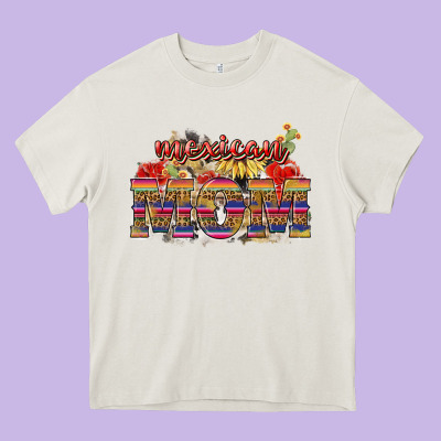 Mexican Mom Heavy Core Tee Designed By Nancycooperartshop
