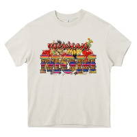 Cream Mexican Mom Heavy Core Tee - NancyCooperArtShop