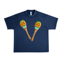 Navy maracas fa element Urban Heavy Tee - FaDigitalArtStudio