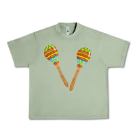 Oil Green maracas fa element Urban Heavy Tee - FaDigitalArtStudio