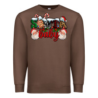 Chestnut santa baby with santa and christmas tree cake Premium Sweatshirt - AdoDesignShop