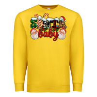 Lemon santa baby with santa and christmas tree cake Premium Sweatshirt - AdoDesignShop