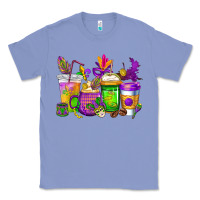 Colony Blue mardi gras coffee cups cowgirl Classic Tee - CowGirlArtShop