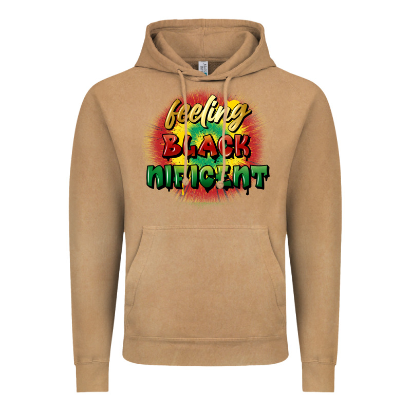 Feeling Blacknificent Vintage Hoodie by FaDigitalArtStudio | Teevron