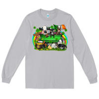 Moon Dust St. Patrick's Day farm animal truck Long Sleeve Tee - FaDigitalArtStudio