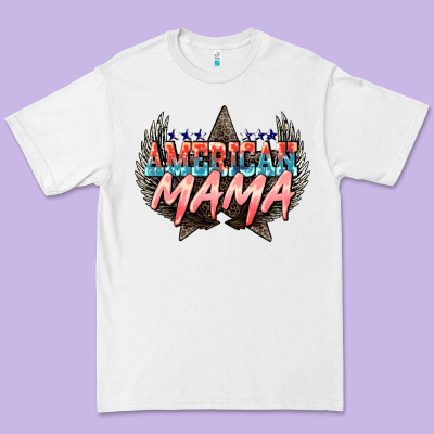 American Mama 4th Of July Premium Tee Designed By Howdyjamesfarm