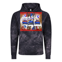 Cloud Black Western Happy Fourth Of July Vintage Hoodie - FaDigitalArtStudio