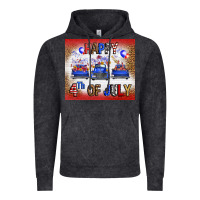 Vintage Black Western Happy Fourth Of July Vintage Hoodie - FaDigitalArtStudio