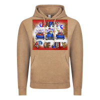 Vintage Coffee Western Happy Fourth Of July Vintage Hoodie - FaDigitalArtStudio