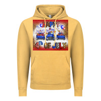 Vintage Mustard Western Happy Fourth Of July Vintage Hoodie - FaDigitalArtStudio