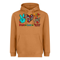 Meerkat peace love dia de los muertos Heavyweight Hoodie - AdoDesignShop