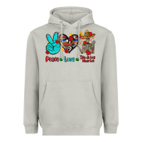 Moon Dust peace love dia de los muertos Heavyweight Hoodie - AdoDesignShop