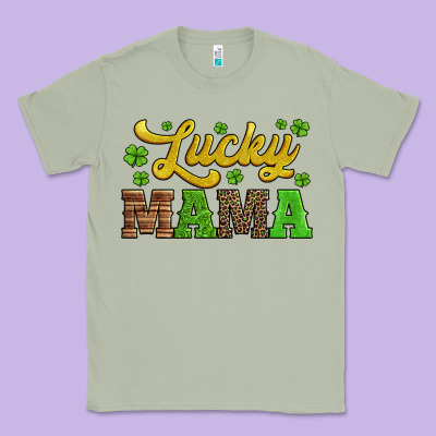 Lucky Mama St Patricks Day Classic Tee Designed By Jasminsmagicworld