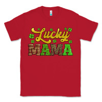 Red lucky mama st patricks day Classic Tee - Jasminsmagicworld