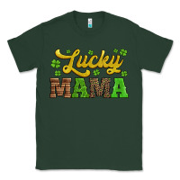 Sports Green lucky mama st patricks day Classic Tee - Jasminsmagicworld