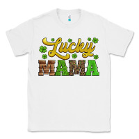 White lucky mama st patricks day Classic Tee - Jasminsmagicworld