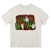 Cream ho ho ho gnomes christmas Heavy Core Tee - RanaPortraitStore
