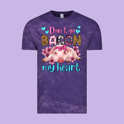 Don't Go Bacon My Heart Olivia Vintage Tee Designed By Oliviacreatesart