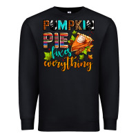 Black pumpkin pie fixes everything Premium Sweatshirt - AdoDesignShop