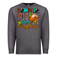 Charcoal Heather pumpkin pie fixes everything Premium Sweatshirt - AdoDesignShop