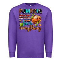 Purple pumpkin pie fixes everything Premium Sweatshirt - AdoDesignShop
