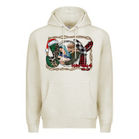 Oatmeal Heather joy Christmas Premium Hoodie - CowhideDigitalArt