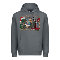 Rock joy Christmas Premium Hoodie - CowhideDigitalArt