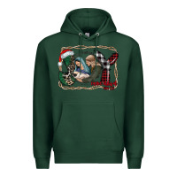 Sports Green joy Christmas Premium Hoodie - CowhideDigitalArt