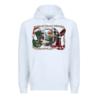 White joy Christmas Premium Hoodie - CowhideDigitalArt