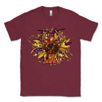 Burgundy mardi gras sunflower Classic Tee - CowGirlArtShop