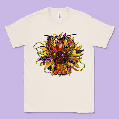 Mardi Gras Sunflower Classic Tee Designed By Cowgirlartshop