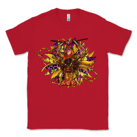 Red mardi gras sunflower Classic Tee - CowGirlArtShop