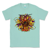 Seafoam mardi gras sunflower Classic Tee - CowGirlArtShop