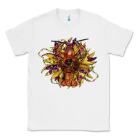 White mardi gras sunflower Classic Tee - CowGirlArtShop