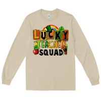 Mushroom lucky teacher squad St. Patricks Day Long Sleeve Tee - FaDigitalArtStudio