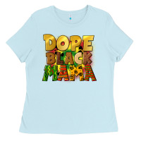 Baby Blue dope black mama juneteenth Ladies Tee - CowGirlArtShop