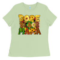 Matcha dope black mama juneteenth Ladies Tee - CowGirlArtShop
