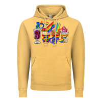 Vintage Mustard lgbt coffee cups Vintage Hoodie - FaDigitalArtStudio